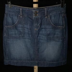 Old Navy Blue Jean Mini Skirt